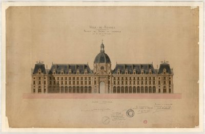 Rennesin Palais du Commercen hanke tekijältä Jean-Baptiste Martenot